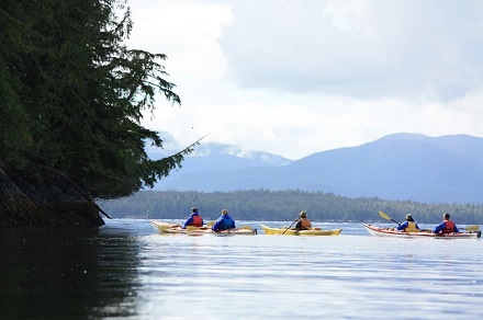 Sea Kayaking at Orcas Cove in Ketchikan Alaska