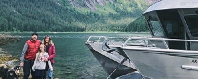 Whale watch with optional remote island landing in Juneau Alaska