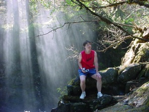Sawmill Falls at Sawmill Cove Southeast Alaska